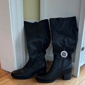 Beartraps  Black Heeled Boots Cyra